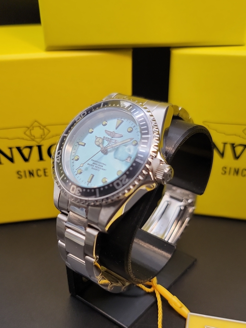 NEW Invicta Pro Diver Anchoris Men's Womens Turquoise Watch 37.5mm Steel (48726) - Picture 5 of 11